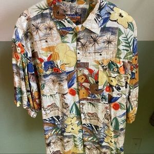 Vintage Tropical Shirt, XL+
